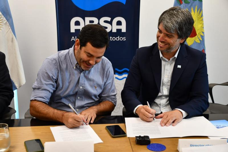 Nuevas obras de ABSA para mejorar el servicio de agua en Dolores
