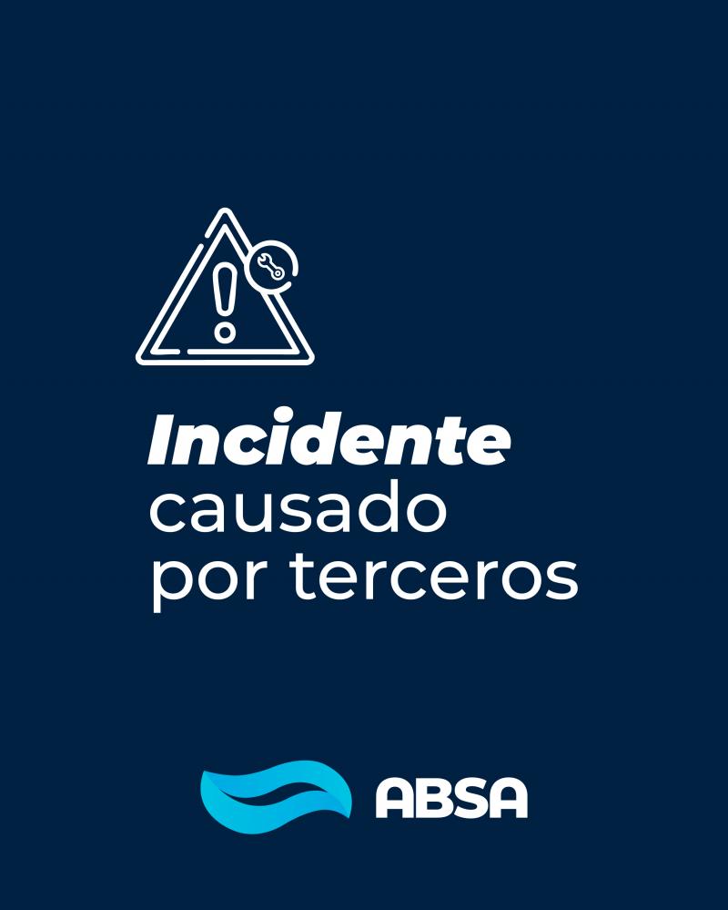 Barrio Pedro Pico: se repara una avería ocasionada por terceros