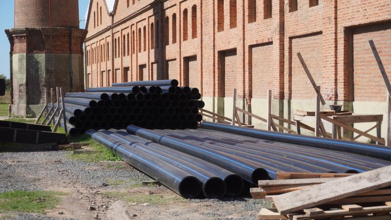 Se inició el recambio y ampliación de acueductos en General Daniel Cerri