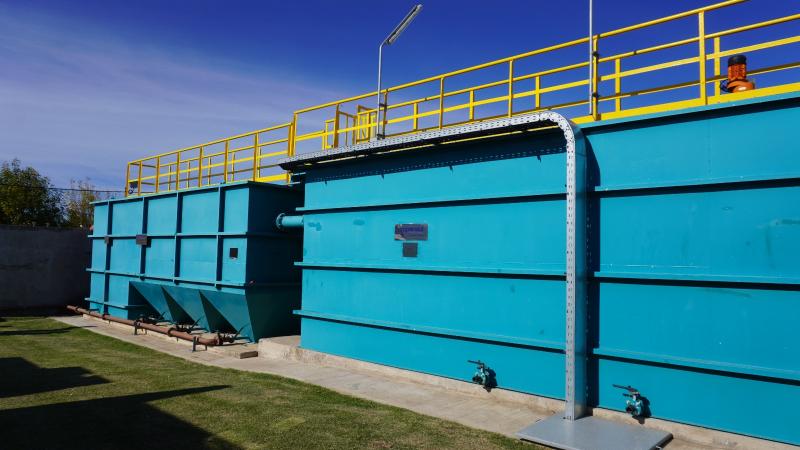 Guaminí: se inauguró la nueva planta potabilizadora de agua