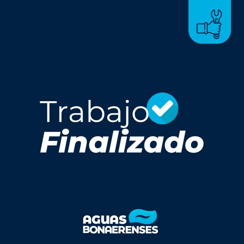 Finalizados los trabajos, se normaliza el servicio de agua en French, Carlos Casares y Pehuajó